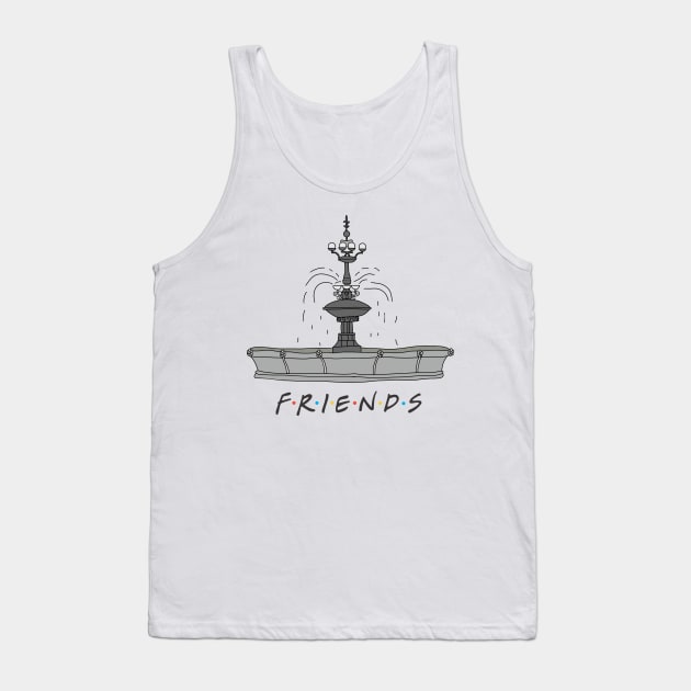 Friends Fountain Tank Top by ShayliKipnis